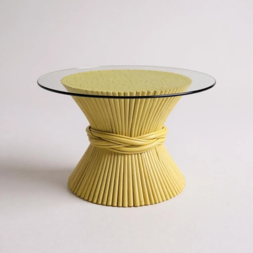 Pair of 20th Century Sheaf of Wheat Coffee Table by McGuire - Image 3