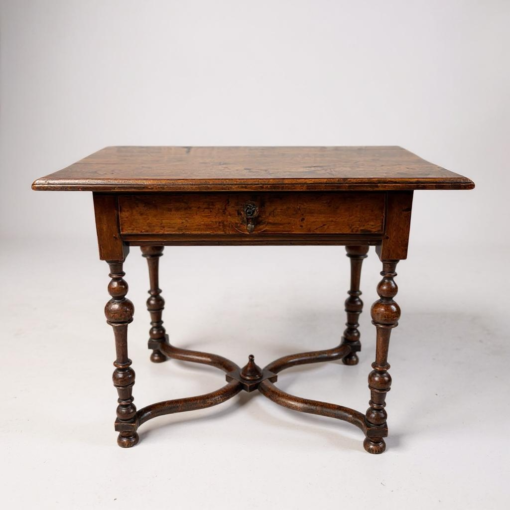 English Style Walnut Side Table