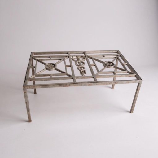 Vintage Wrought Iron Coffee Table - Image 2