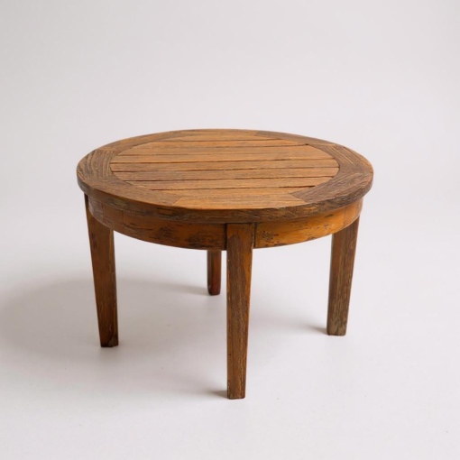 Teak Round Side Table