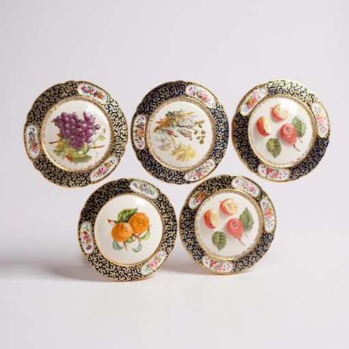 Vintage Porcelain Dinnerware & Tea Set with Gilt Detailing - Image 5