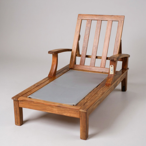 Teak Adjustable Lounge Chair