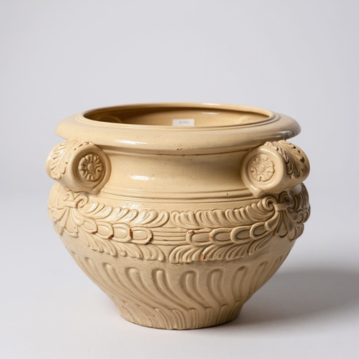 Antique Glazed Terra Cotta Planter