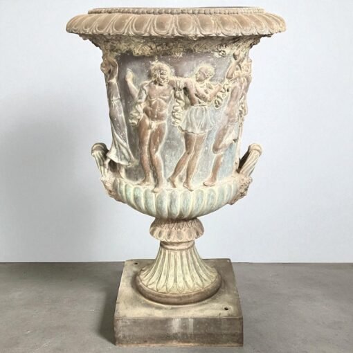 Pair of Monumental Bronze Urns - Image 5