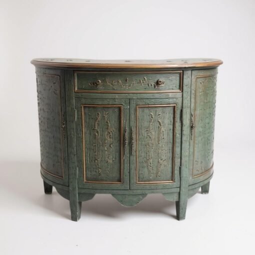 Dark Turquoise Demiline Cabinet