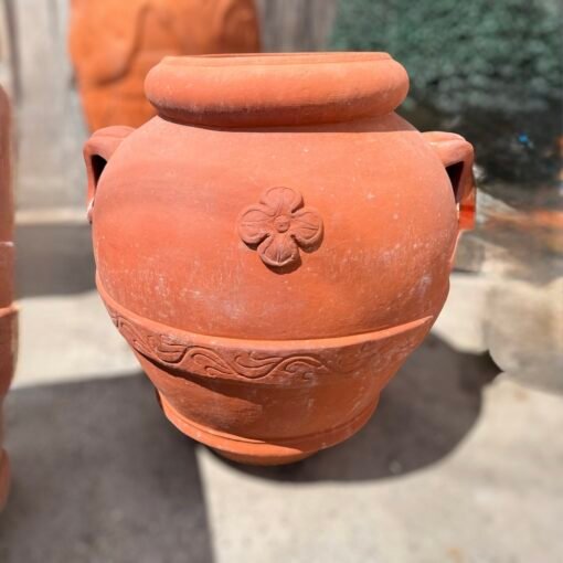 Italian Terra Cotta Planter with Handles. - Image 2
