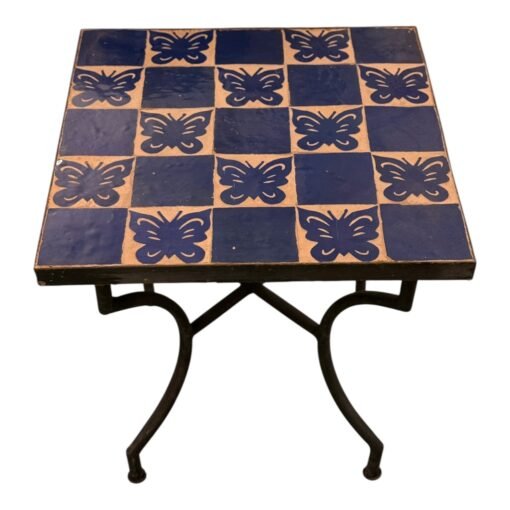 Tile Top Moroccan Side Table - Image 6