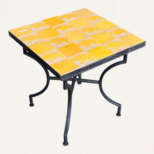 Tile Top Moroccan Side Table - Image 5