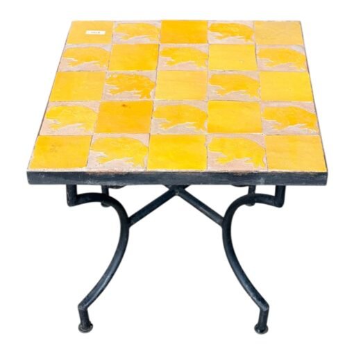 Tile Top Moroccan Side Table - Image 4