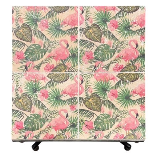 Square Tile Table Flamingo - Image 3
