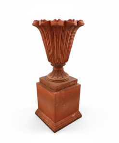 Terracotta Urn on Pedestal