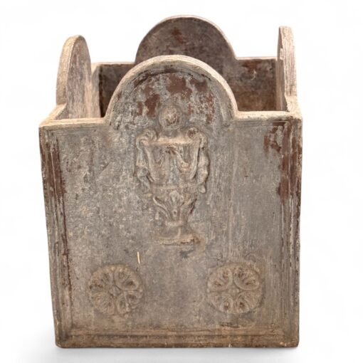 Pair of Decorated English Lead Planters - Image 3