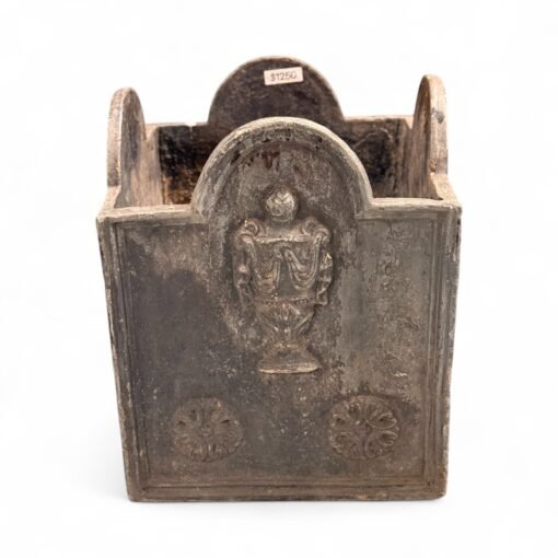 Pair of Decorated English Lead Planters - Image 2