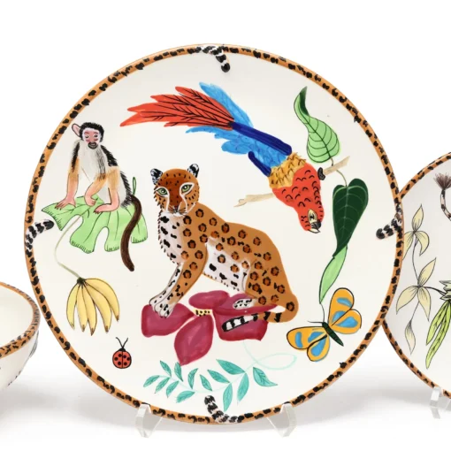 Set of Lynn Chase “Jungle Jubilee” Partial Dinnerware Service (2006) - Image 2