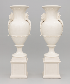 Pair of Italian Tall Neptune Vase