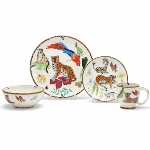 Set of Lynn Chase “Jungle Jubilee” Partial Dinnerware Service (2006)