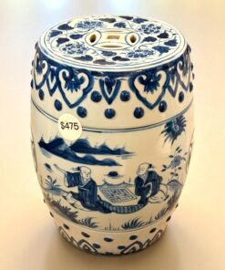 Blue & White Porcelain Garden Seat