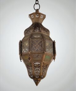 Moroccan Pierced Metal Hanging Lantern