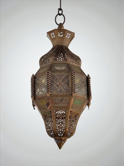 Moroccan Pierced Metal Hanging Lantern