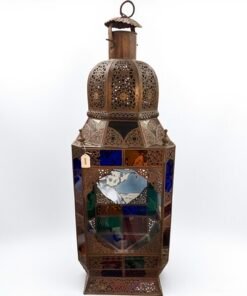 Moroccan Stained Glass Lantern