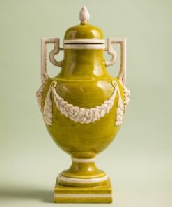 Italian Ceramic Lidded Urn