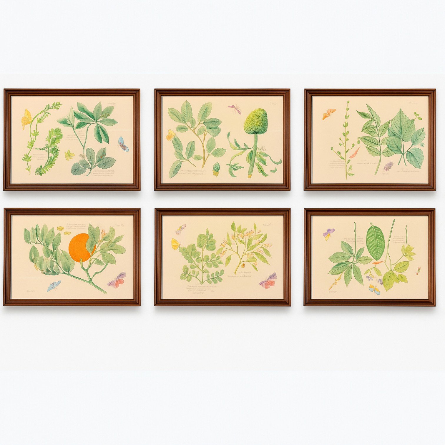 Botanical Prints by Oscar Rodrigues — 24” x 17”