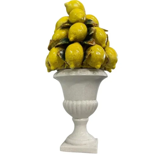 Single Italian Ceramic Lemon Topiary - Image 2