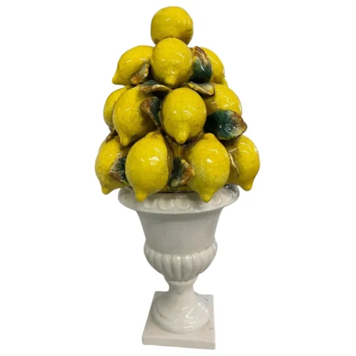 Single Italian Ceramic Lemon Topiary - Image 3