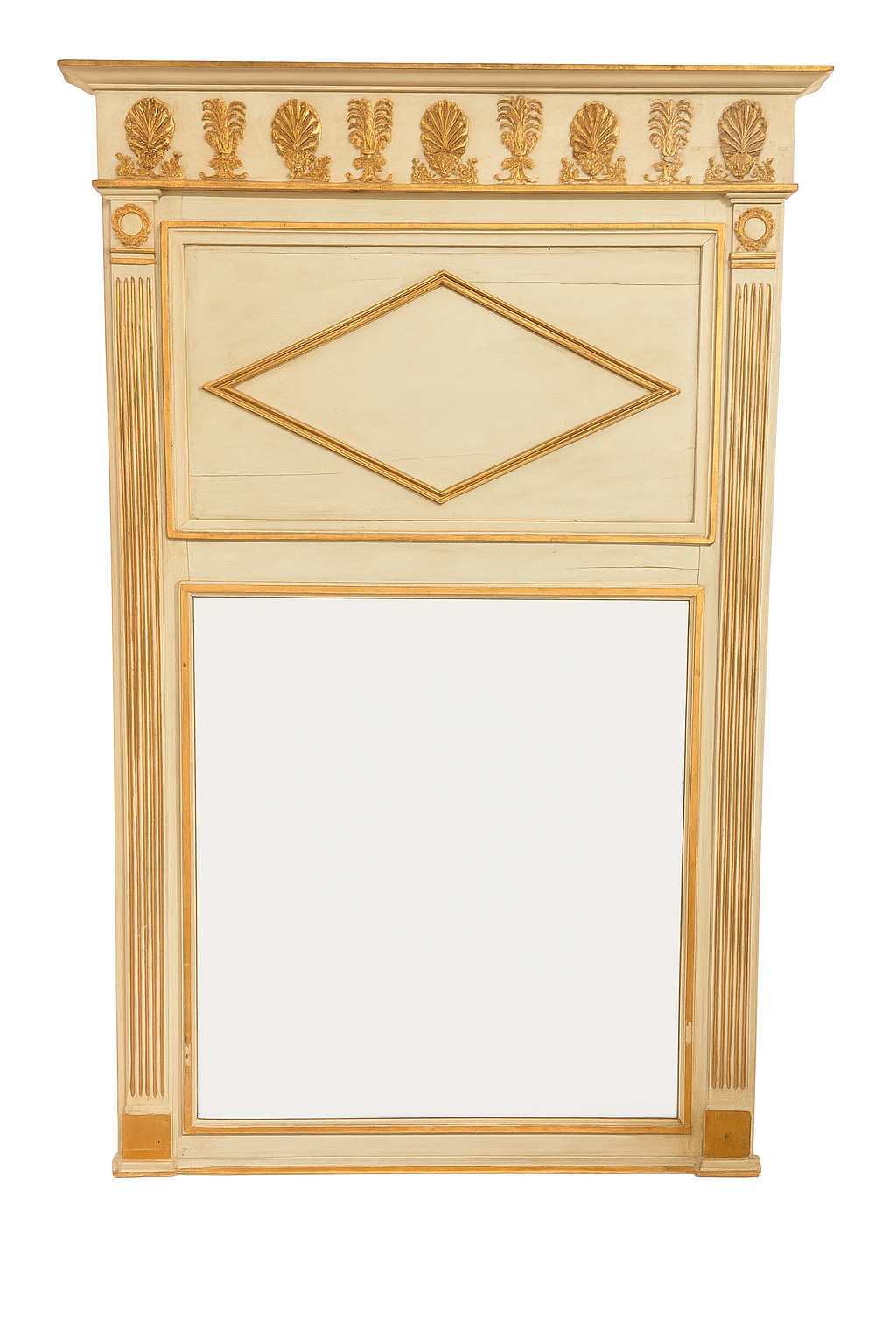 Italian Carved Wooden Architectural Mirror - Image 3