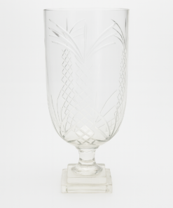 Etched Glass Hurricane