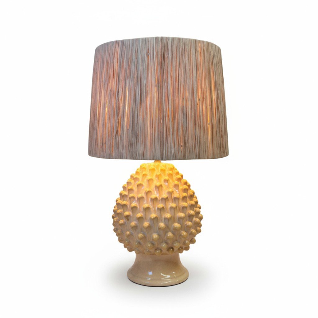 Ceramic Artichoke Table Lamp