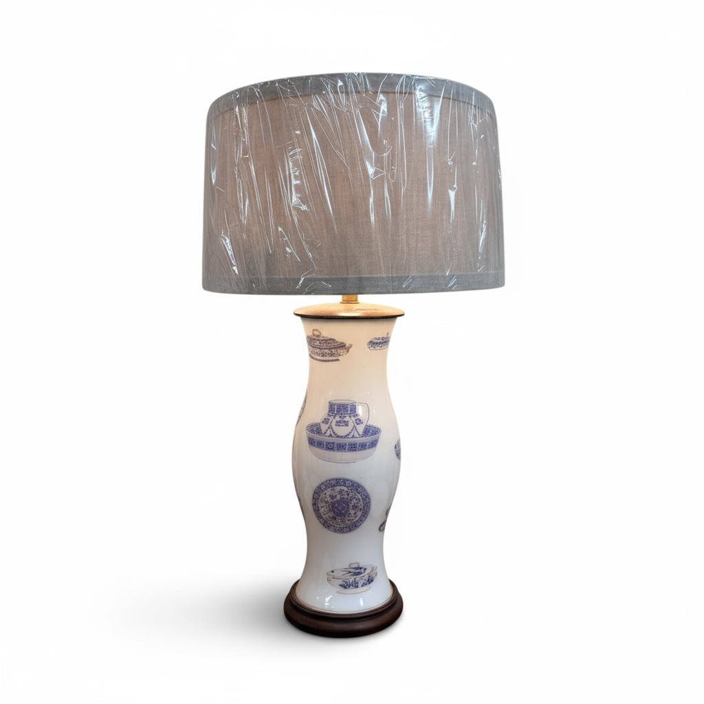 Blue & White Porcelain Table Lamp
