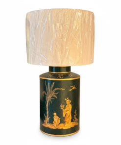 Hand-Painted Tole Table Lamp 