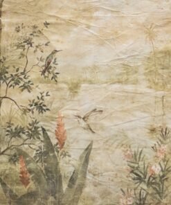 French Panel Inspirational Exotic Pastel