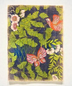 French Panel Bird and Butterfly