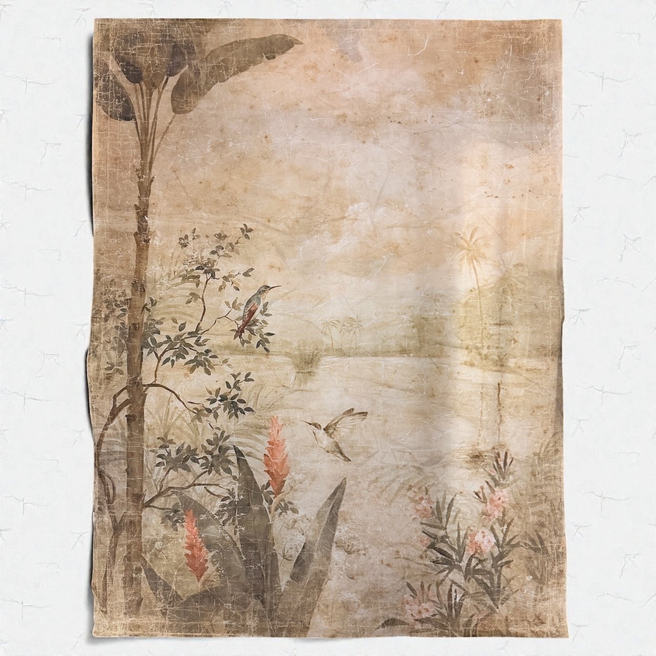 French Panel Inspirational Exotic Pastel - Image 2