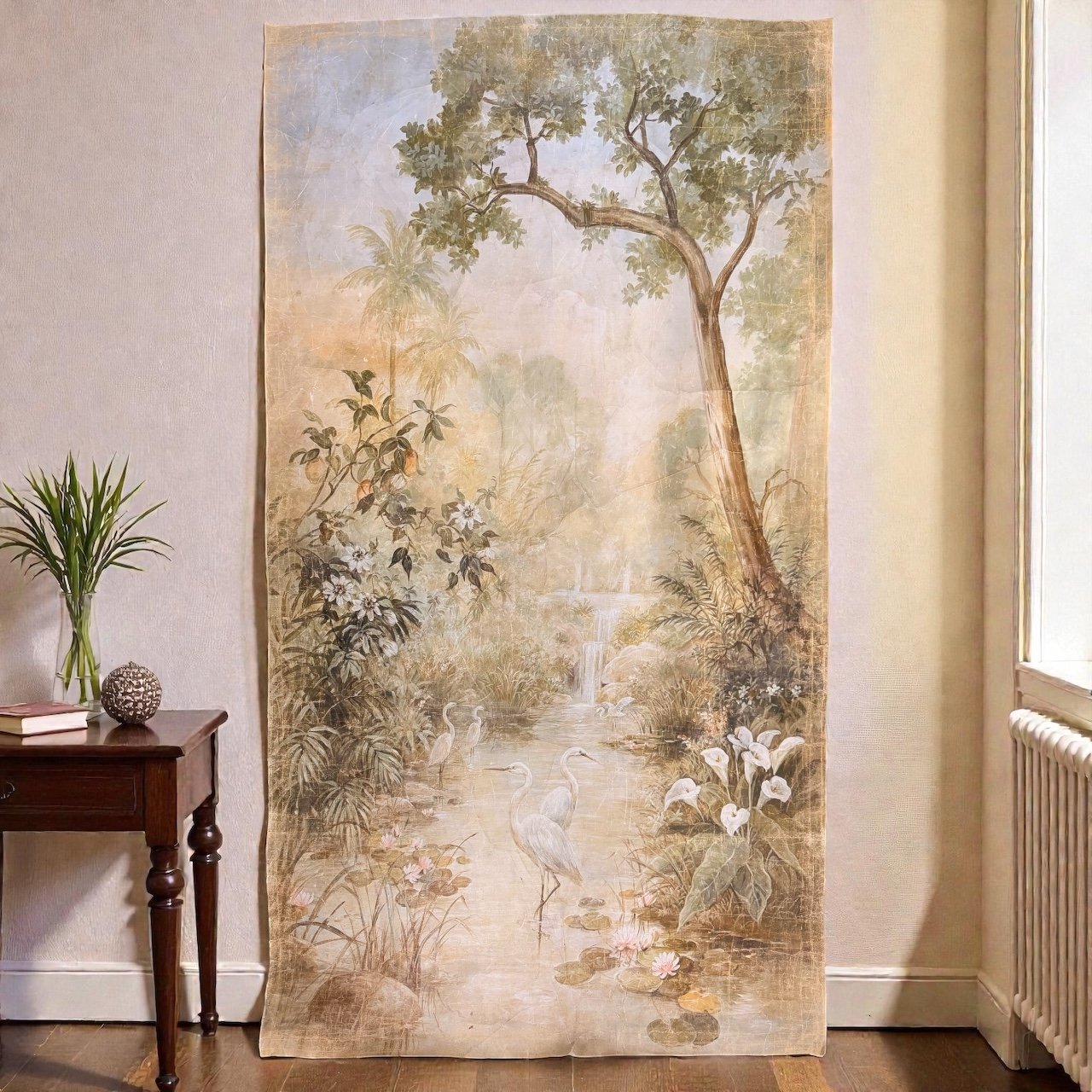 French Panel Serene Birds