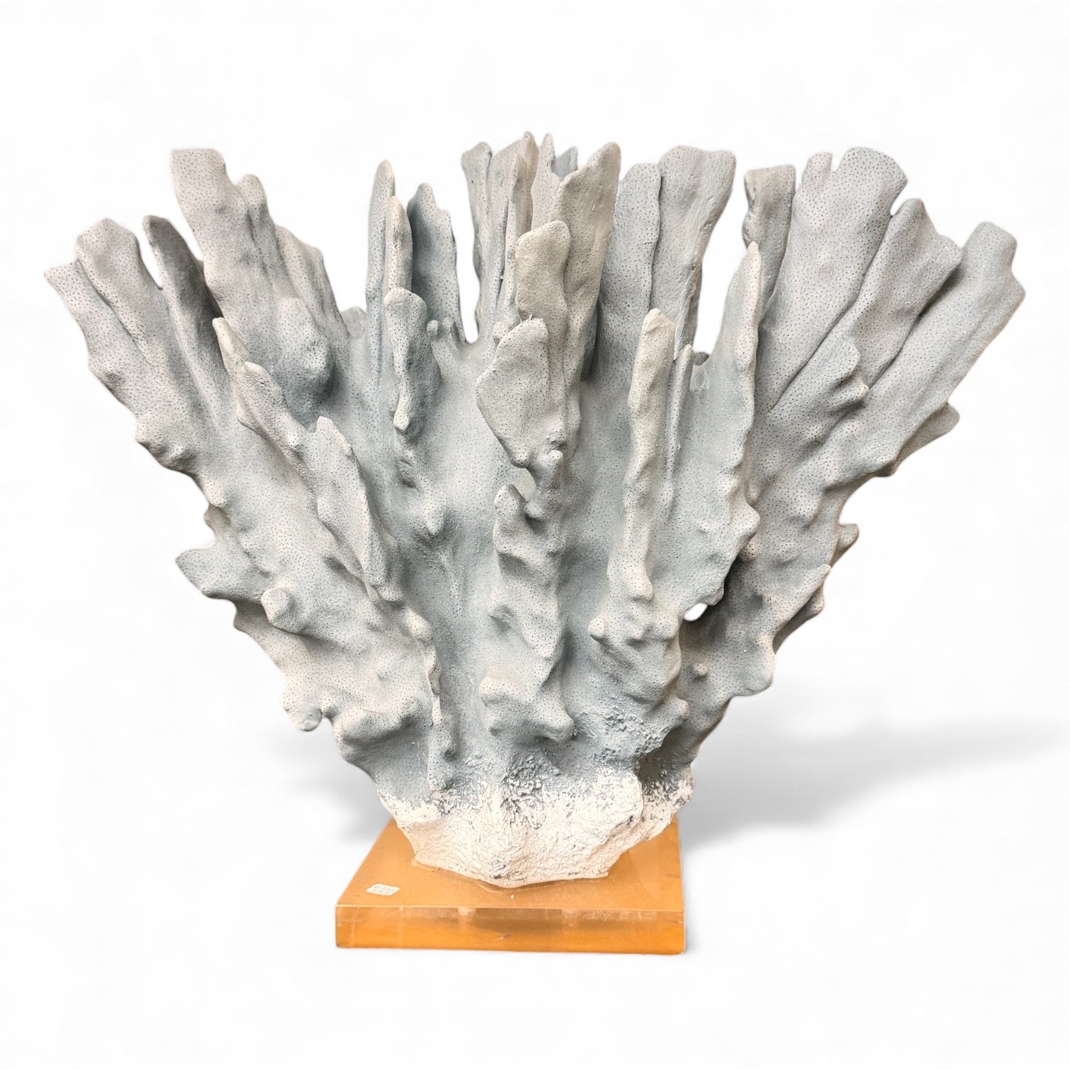 Sculptural Faux Coral on a Lucite Base - Image 2