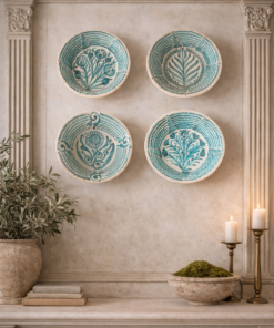 Moroccan Green Lebrillo-Style Bowl