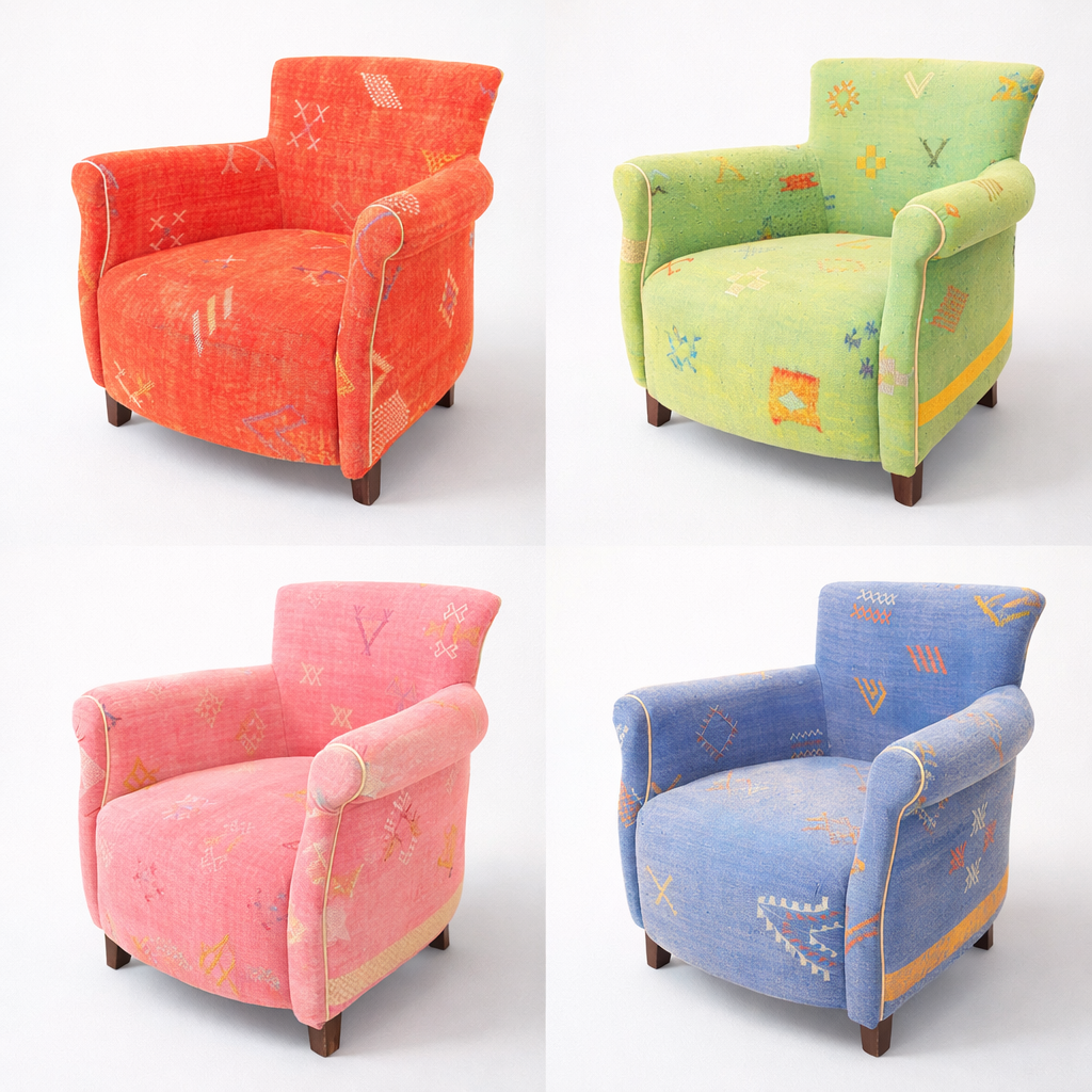 Moroccan Colorful Armchairs
