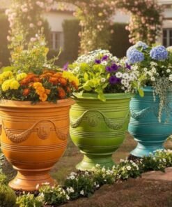 Large Anduze-Style Italian Planter