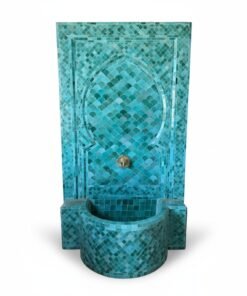 Moroccan Tile Fountain Turquoise