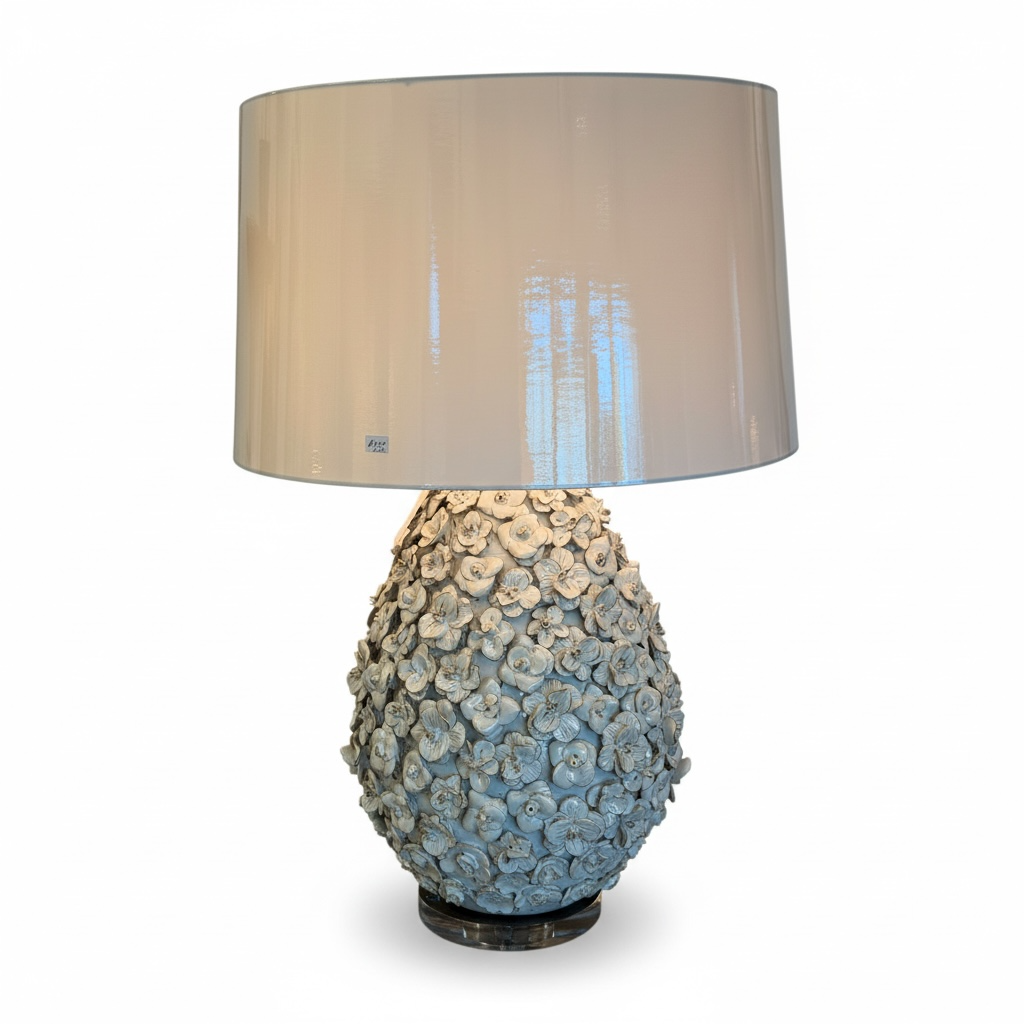 Handmade Ceramic Daisy Lamp – Flor de Margarita - Image 2