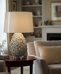 Handmade Ceramic Daisy Lamp – Flor de Margarita