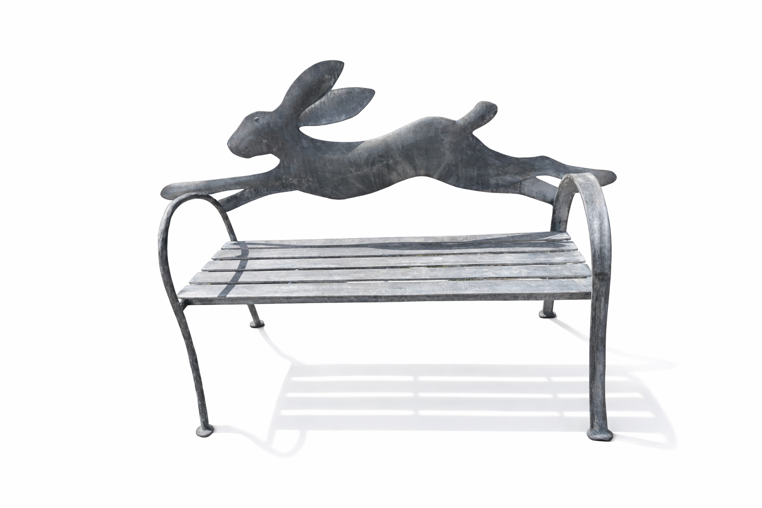 English Zinc Hare Bench - Image 2