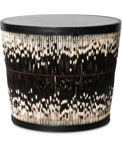 Porcupine Quill Side Table