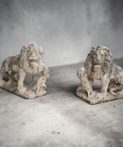Pair of English Stone Lions