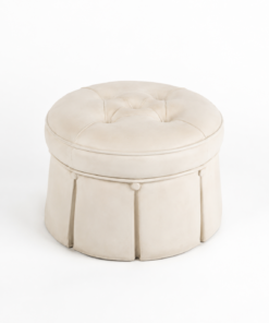 Round Concrete Ottoman