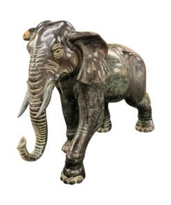 Antique 19th Century Bronze Elephant Statue Sculpture Figure