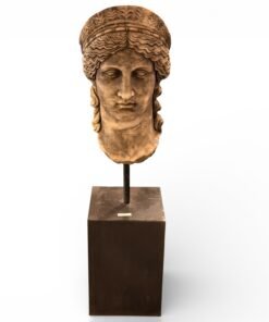 Classical Marble Head on Marble Base
